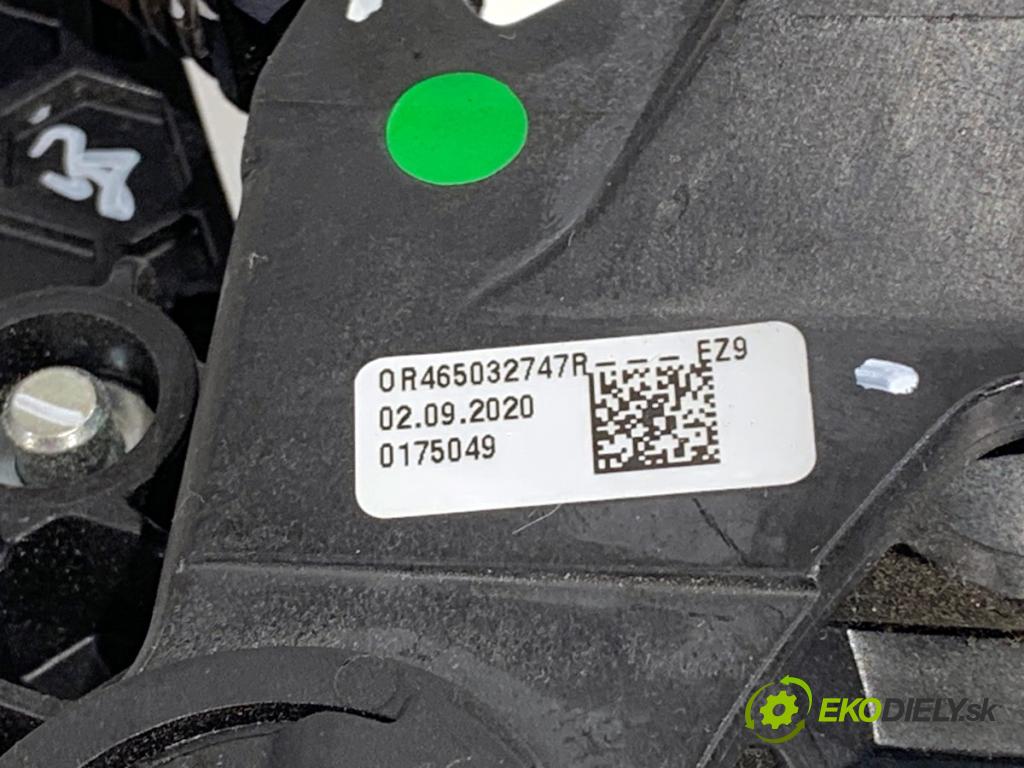 RENAULT CLIO V liftback 2020 74 kW 1.0 TCe 100 (B7MT) 999 PEDÁL: manuálne 465032747R 180108467R (Potenciometer plynového pedálu)