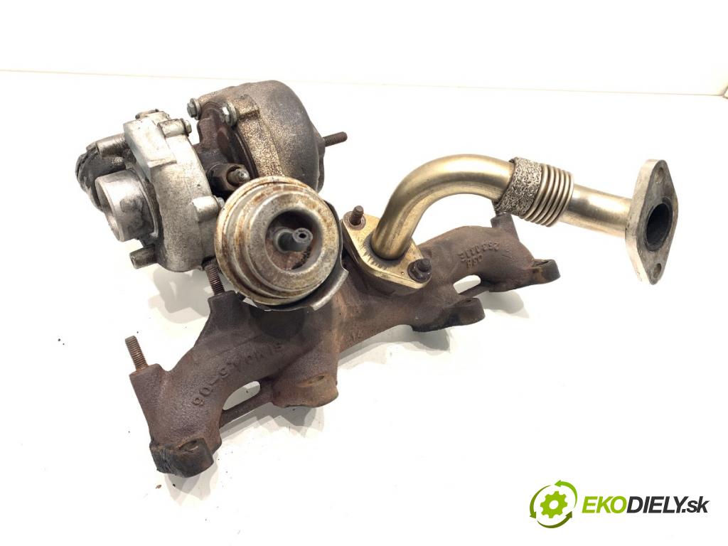 AUDI A4 B6 sedan 2004 96 kW 1.9 TDI 1896 turbo 038145702G (Kompletní turbodmychadlo)