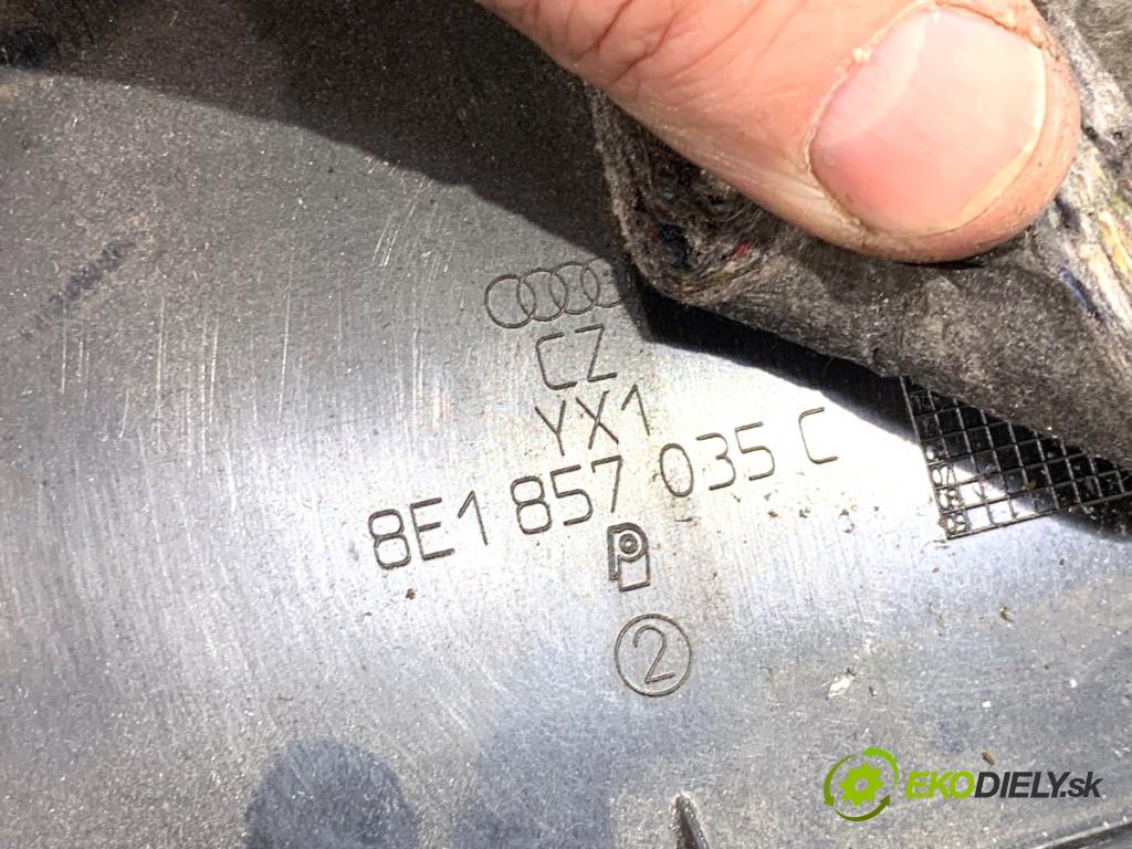 AUDI A4 B6 sedan 2004 96 kW 1.9 TDI 1896 Priehradka, kastlík spolujazdca 8E1857035C (Priehradka (kastlík))