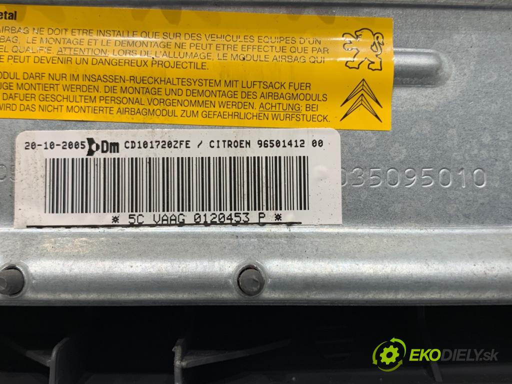 CITROEN C5 II liftback 2006 80 kW 1.6 HDi (RC8HZB) 1560 AirBag koleno: 9650141200