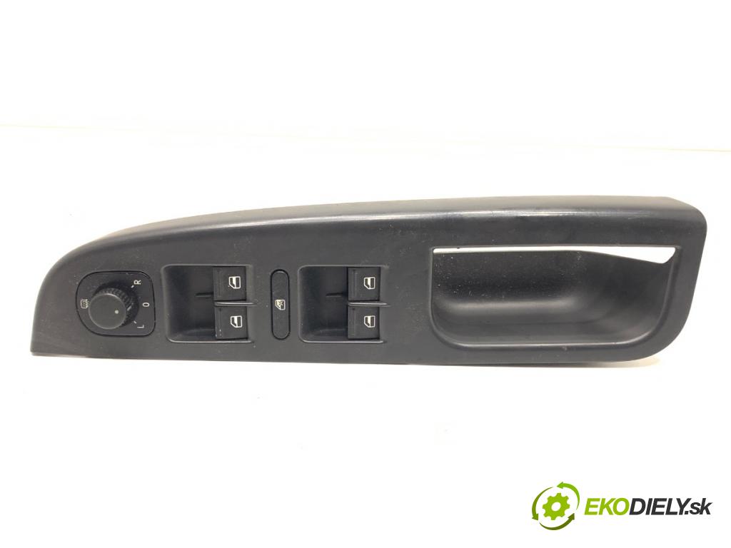 VW GOLF V liftback 2007 77 kW 1.9 TDI 1896 Prepínač okien 1K4868049C (Prepínacie páčky pod volantom)