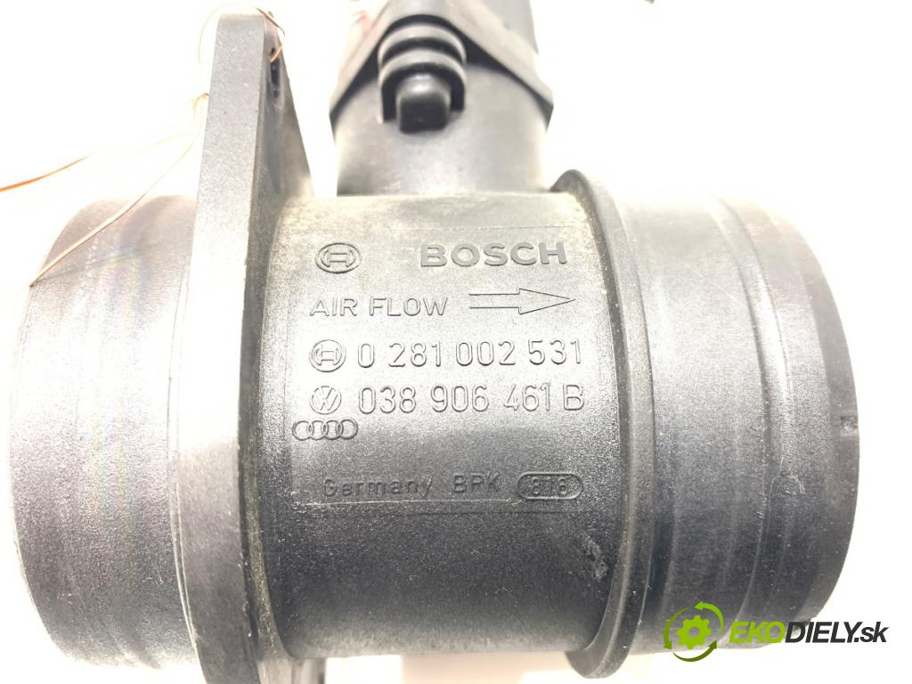 VW GOLF V liftback 2007 77 kW 1.9 TDI 1896 Váha vzduchu 0281002531 (Váha vzduchu)