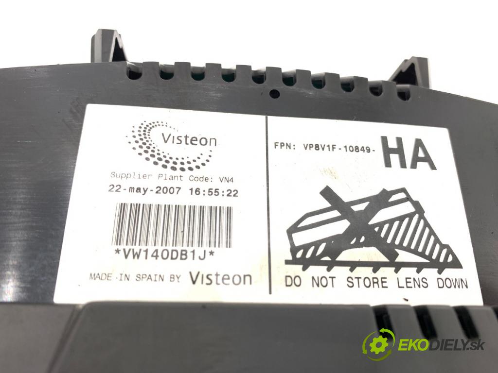 VW GOLF V liftback 2007 77 kW 1.9 TDI 1896 Prístrojovka 1K0920864B (Prístrojová doska)