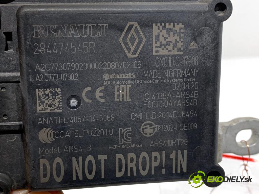 RENAULT CLIO V liftback 2020 74 kW 1.0 TCe 100 (B7MT) 999 RADAR: DISTRONIC 284474545R