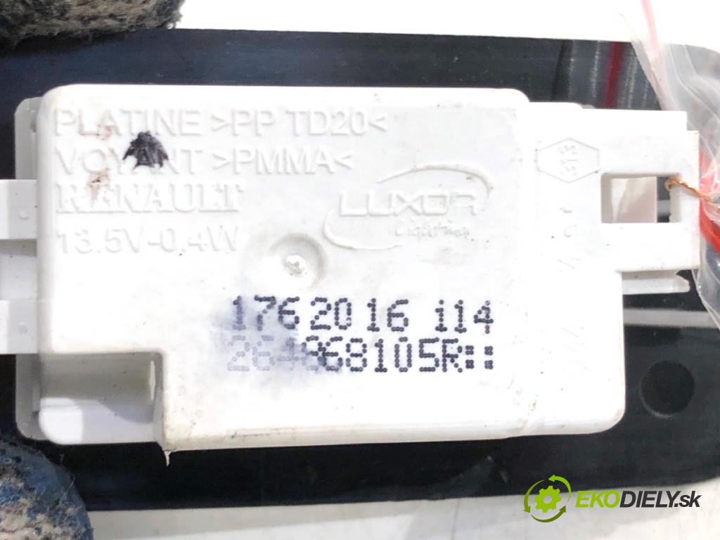 RENAULT CLIO V liftback 2020 74 kW 1.0 TCe 100 (B7MT) 999 svetlo vnútorná čalunenie 264868105R