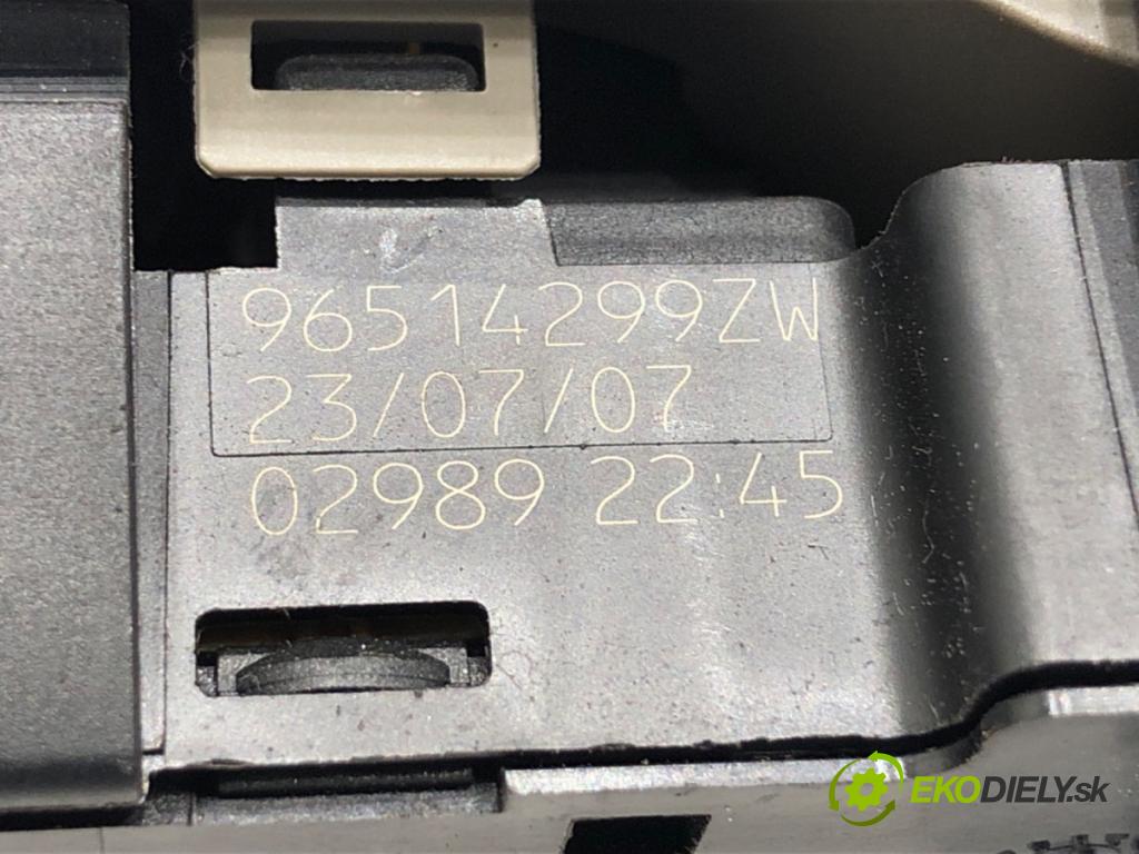 CITROEN C5 II liftback 2007 92 kW 1.8 16V 1749 Prepínač okien 96514299ZW (Prepínacie páčky pod volantom)