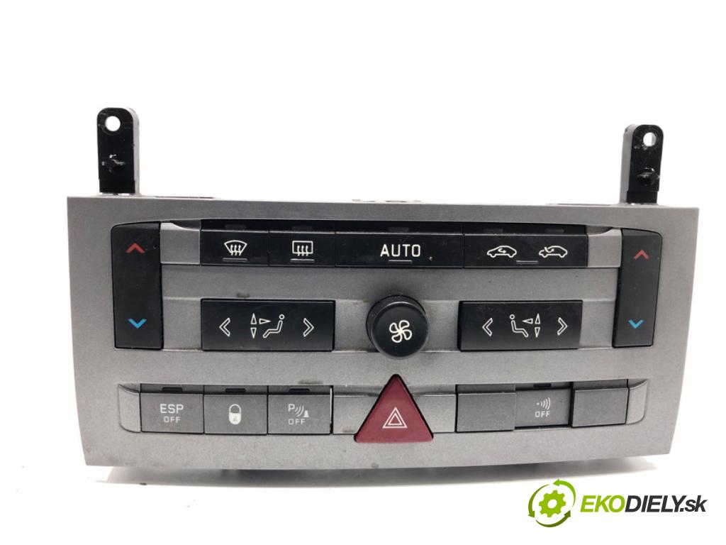 CITROEN C5 II liftback 2007 92 kW 1.8 16V 1749 Panel ovládania kúrenia 96498317YW (Prepínacie páčky pod volantom)