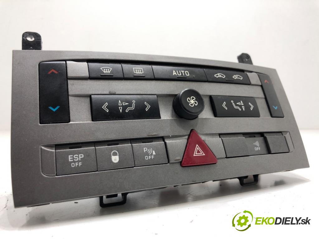 CITROEN C5 II liftback 2007 92 kW 1.8 16V 1749 Panel ovládania kúrenia 96498317YW (Prepínacie páčky pod volantom)