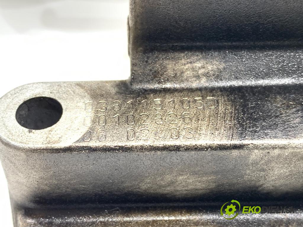 SKODA SUPERB I sedan 2003 96 kW 1.9 TDI 1896 Pumpa oleja 038115105D (Olejová pumpa)