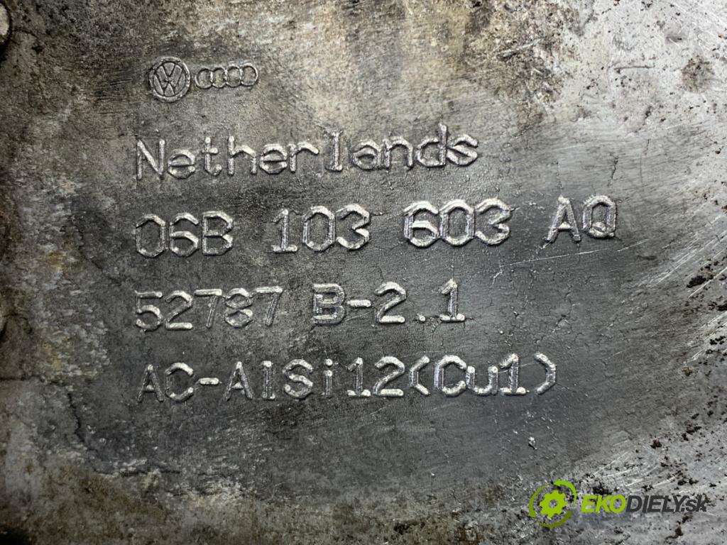 SKODA SUPERB I sedan 2003 96 kW 1.9 TDI 1896 MISKA: olejová 06B103603AQ (Olejová vaňa)