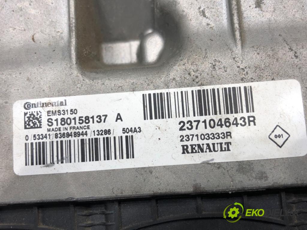 DACIA DUSTER SUV 2013 92 kW 1.2 TCe 125 1197 riadiaca jednotka Motor 237104643R (Riadiaca jednotka)