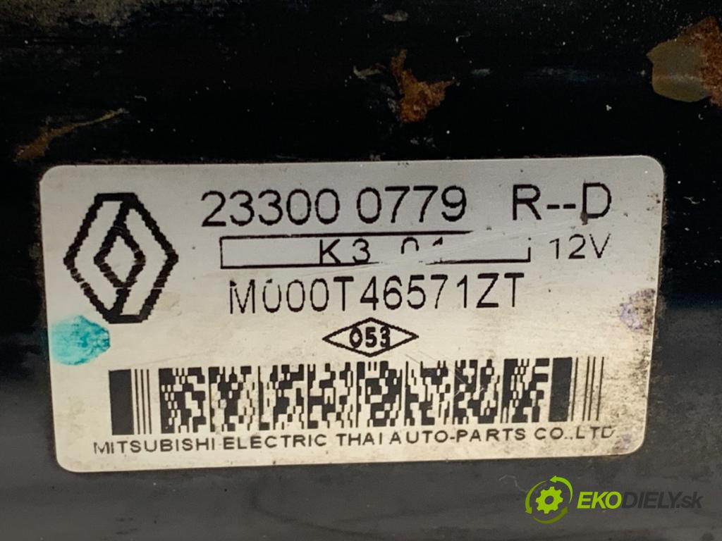 DACIA DUSTER SUV 2013 92 kW 1.2 TCe 125 1197 startér 233000779R (Startér)