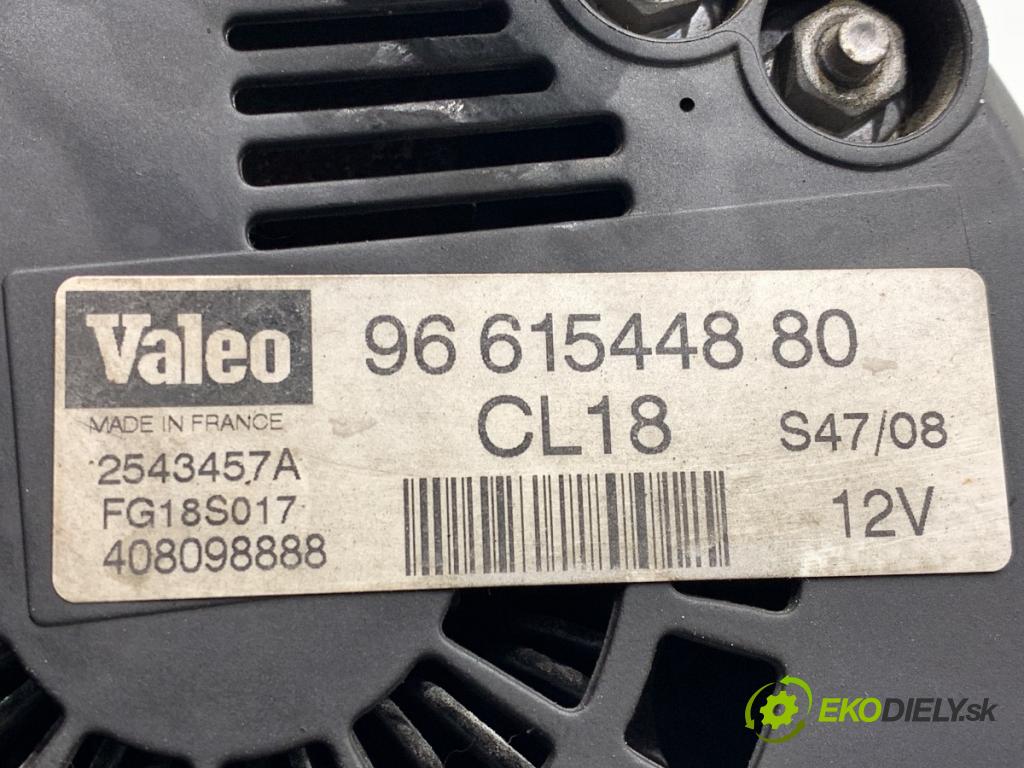 CITROEN C5 III sedan 2009 100 kW 2.0 HDi (RDRHDA) 1997 Alternátor 9661544880 (Alternátor)