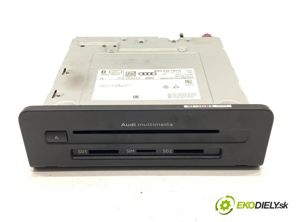AUDI A4 B9 Kombi 2017 140 kW 2.0 TDI quattro 1968 měnič CD 8W0035193G (CD měnič)