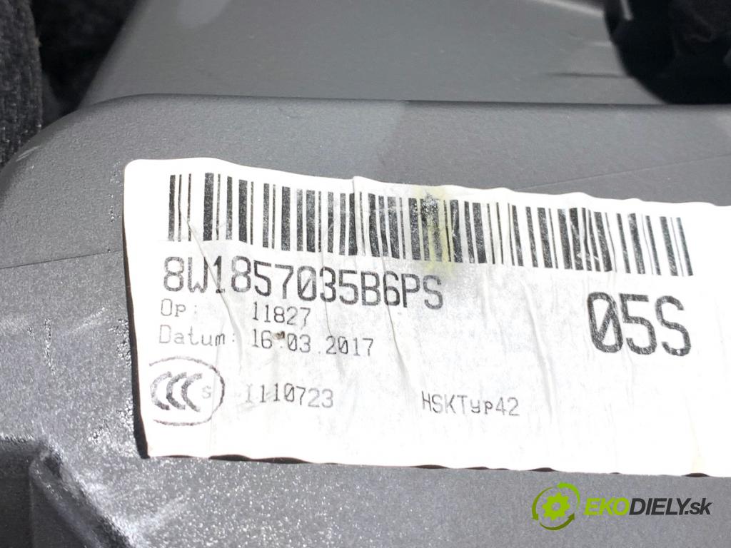 AUDI A4 B9 Kombi 2017 140 kW 2.0 TDI quattro 1968 Priehradka, kastlík spolujazdca 8W1857035B (Priehradka (kastlík))