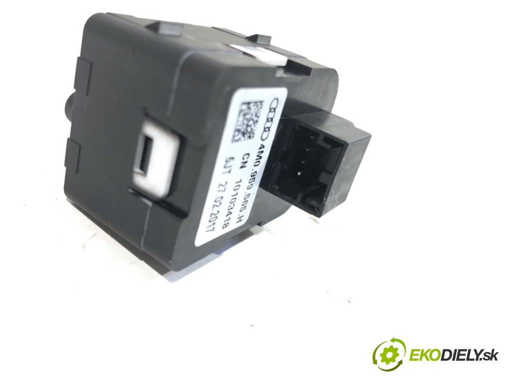 AUDI A4 B9 Kombi 2017 140 kW 2.0 TDI quattro 1968 Prepínač nastavenia spätných zrkadiel 4M0959565H (Prepínacie páčky pod volantom)