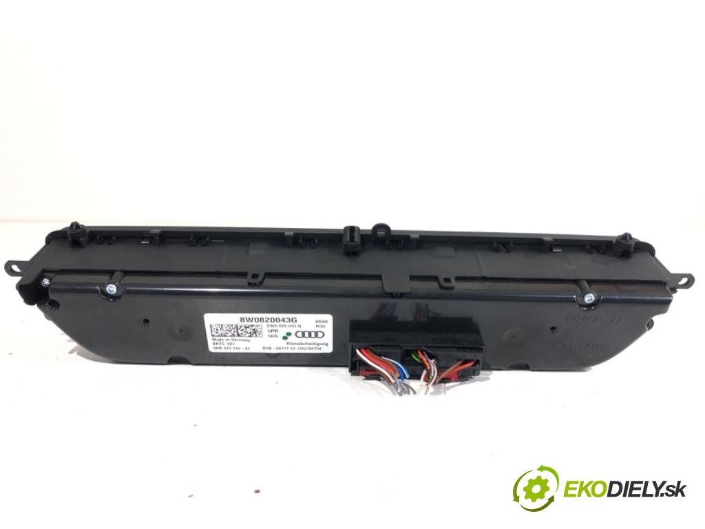 AUDI A4 B9 Kombi 2017 140 kW 2.0 TDI quattro 1968 Panel ovládania kúrenia 8W0820043G (Prepínacie páčky pod volantom)