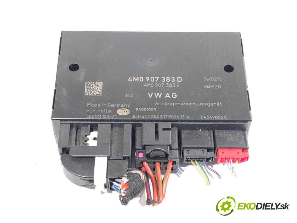 AUDI A4 B9 Kombi 2017 140 kW 2.0 TDI quattro 1968 Modul ťažného oka 4M0907383D (Riadiaca jednotka ostatné)