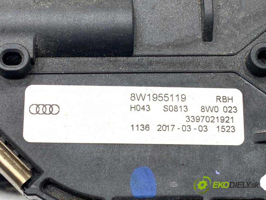 AUDI A4 B9 Kombi 2017 140 kW 2.0 TDI quattro 1968 Mechanizmus stieračov predný 8W1955119 8W1955023A (Motorček stieračov predný)
