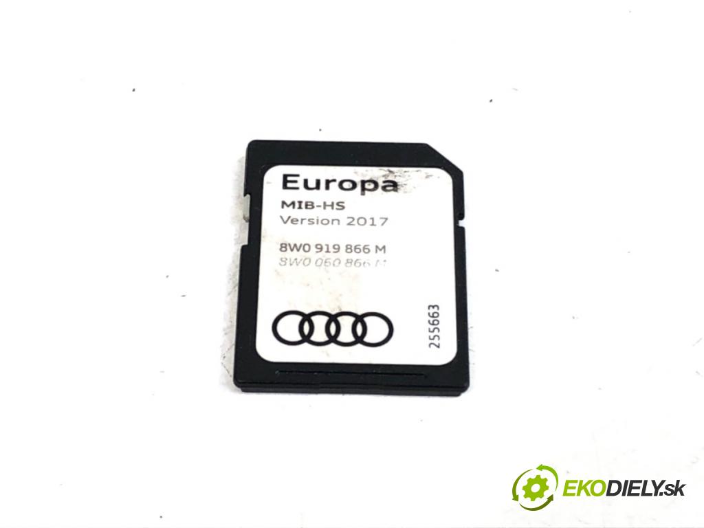 AUDI A4 B9 Kombi 2017 140 kW 2.0 TDI quattro 1968 KARTA: SD 8W0919866M