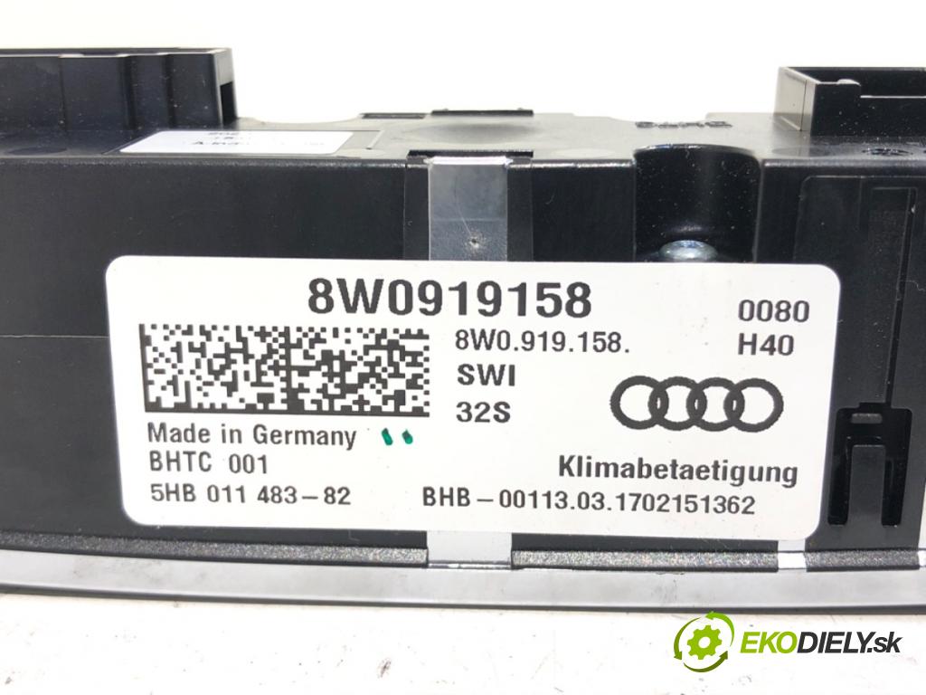 AUDI A4 B9 Kombi 2017 140 kW 2.0 TDI quattro 1968 Panel ovládania kúrenia klimatizácie 8W0919158