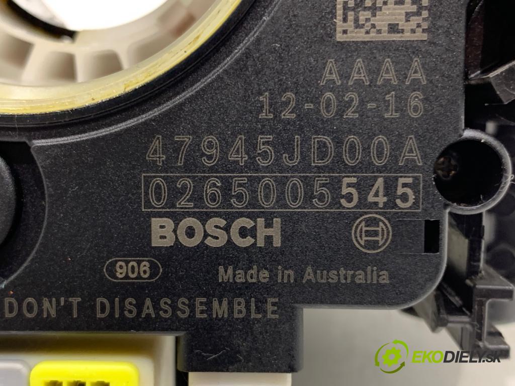 NISSAN QASHQAI J10 SUV 2012 96 kW 1.6 dCi 1598 Prepínač kombinovaný 47945JD00A 0265005545 (Prepínacie páčky pod volantom)