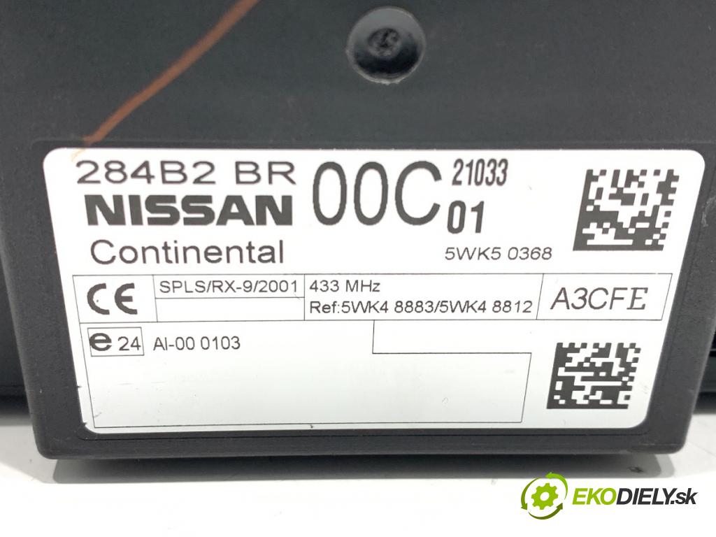 NISSAN QASHQAI J10 SUV 2012 96 kW 1.6 dCi 1598 modul komfortu 284B2BR00C (Komfortní modul)