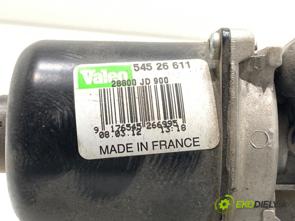 NISSAN QASHQAI J10 SUV 2012 96 kW 1.6 dCi 1598 Mechanizmus stieračov predný 28800JD900 (Motorček stieračov predný)