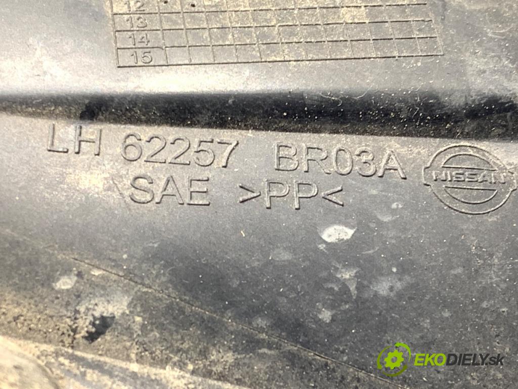NISSAN QASHQAI J10 SUV 2012 96 kW 1.6 dCi 1598 Mriežky nárazníka ľavy predný 5043PA010