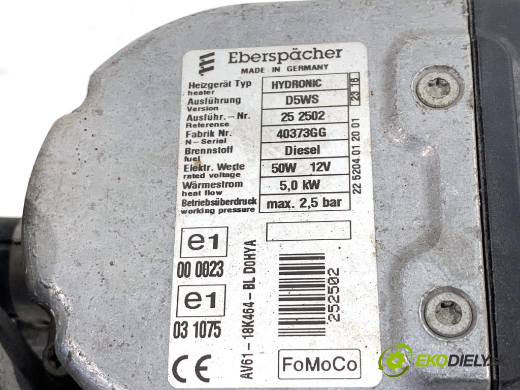 FORD TRANSIT CONNECT nadwozie wielkoprzestrzenne (MPV) 2016 88 kW 1.5 TDCi 1499 Webasto AV61-18K464-BL (Webasto (nezávislé topení))