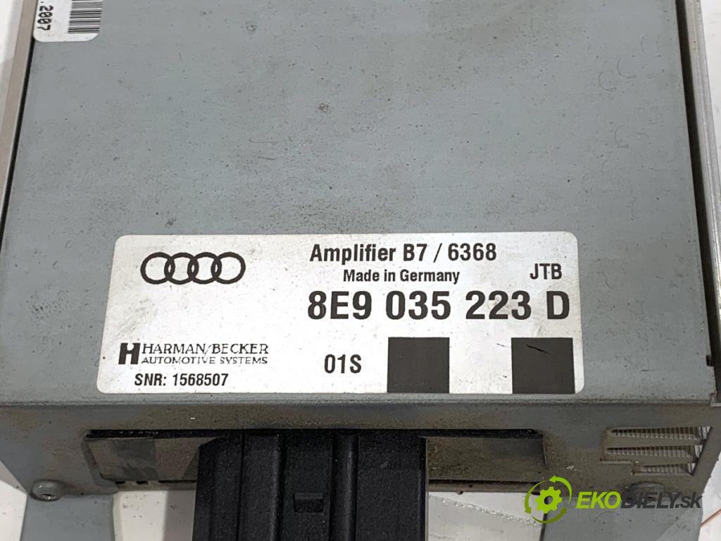 AUDI A4 B7 Kombi 2007 125 kW 2.0 TDI quattro 1968 Zosilňovač 8E9035223D (Zosilňovač)