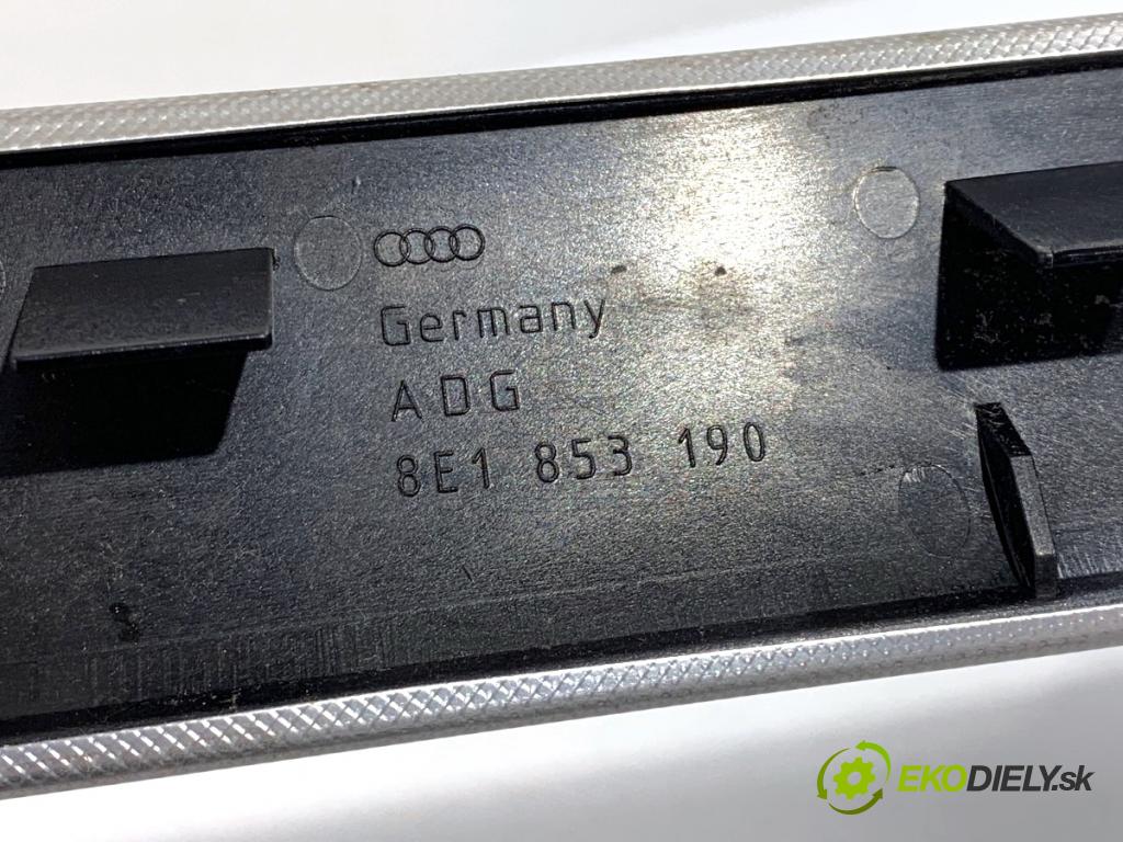 AUDI A4 B7 Kombi 2007 125 kW 2.0 TDI quattro 1968 lišty kryt 8E1853190 8E1853189 (Lišta)
