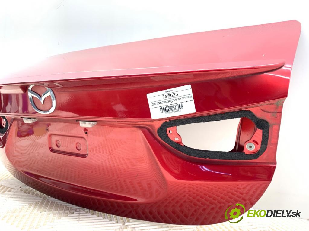 MAZDA 6 GJ sedan 2015 141 kW 2.5 (GJ5FP) 2488 kapota zad