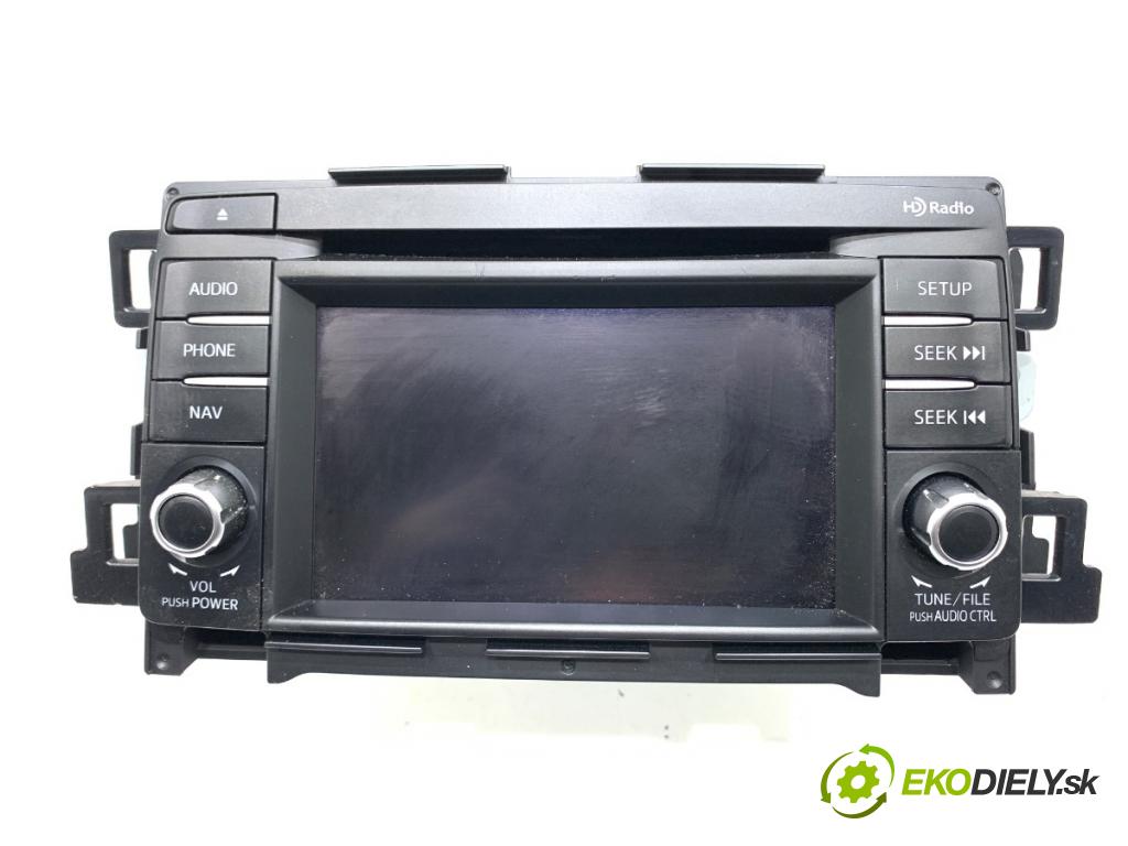 MAZDA 6 GJ sedan 2015 141 kW 2.5 (GJ5FP) 2488 RADIO GJS166DV0B (Audio zariadenie)