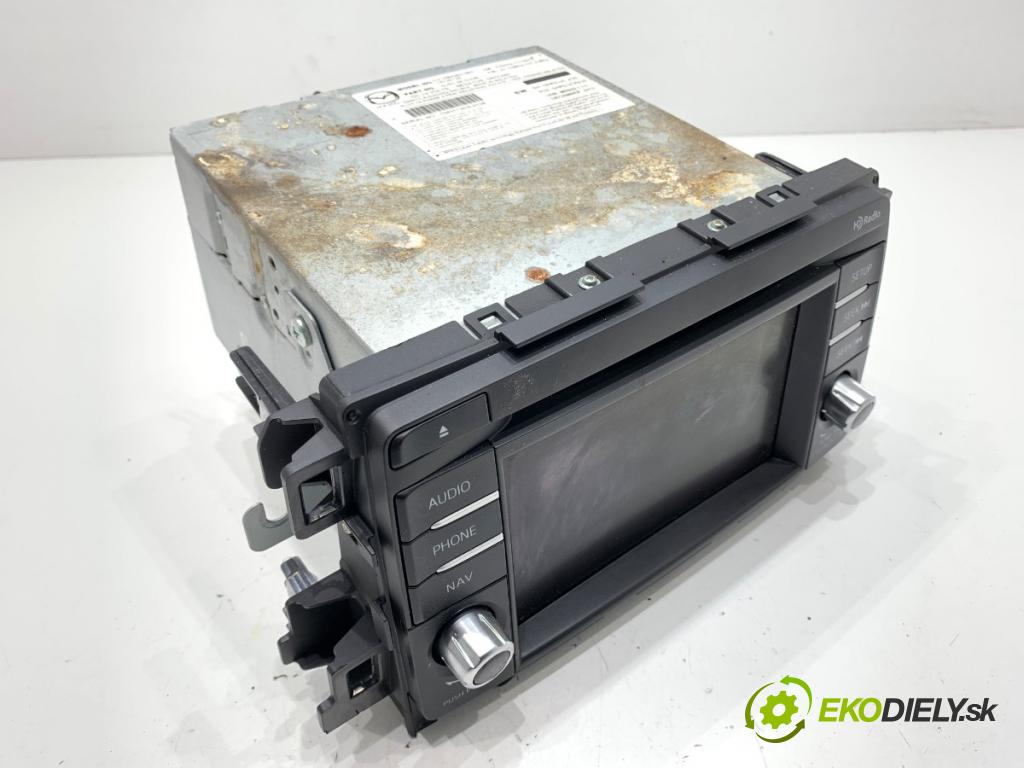 MAZDA 6 GJ sedan 2015 141 kW 2.5 (GJ5FP) 2488 RADIO GJS166DV0B (Audio zariadenie)