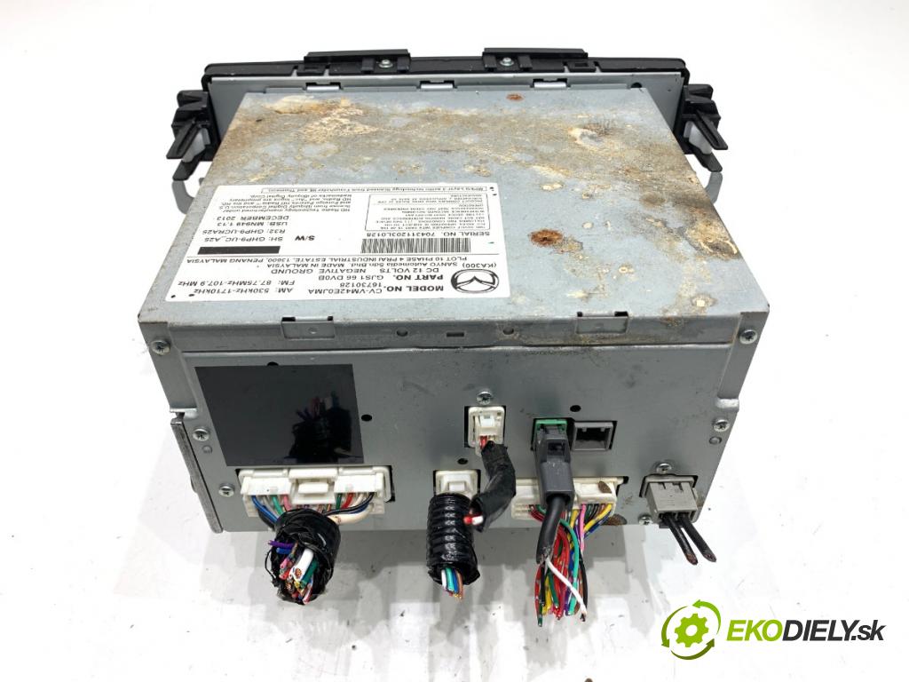 MAZDA 6 GJ sedan 2015 141 kW 2.5 (GJ5FP) 2488 RADIO GJS166DV0B (Audio zariadenie)