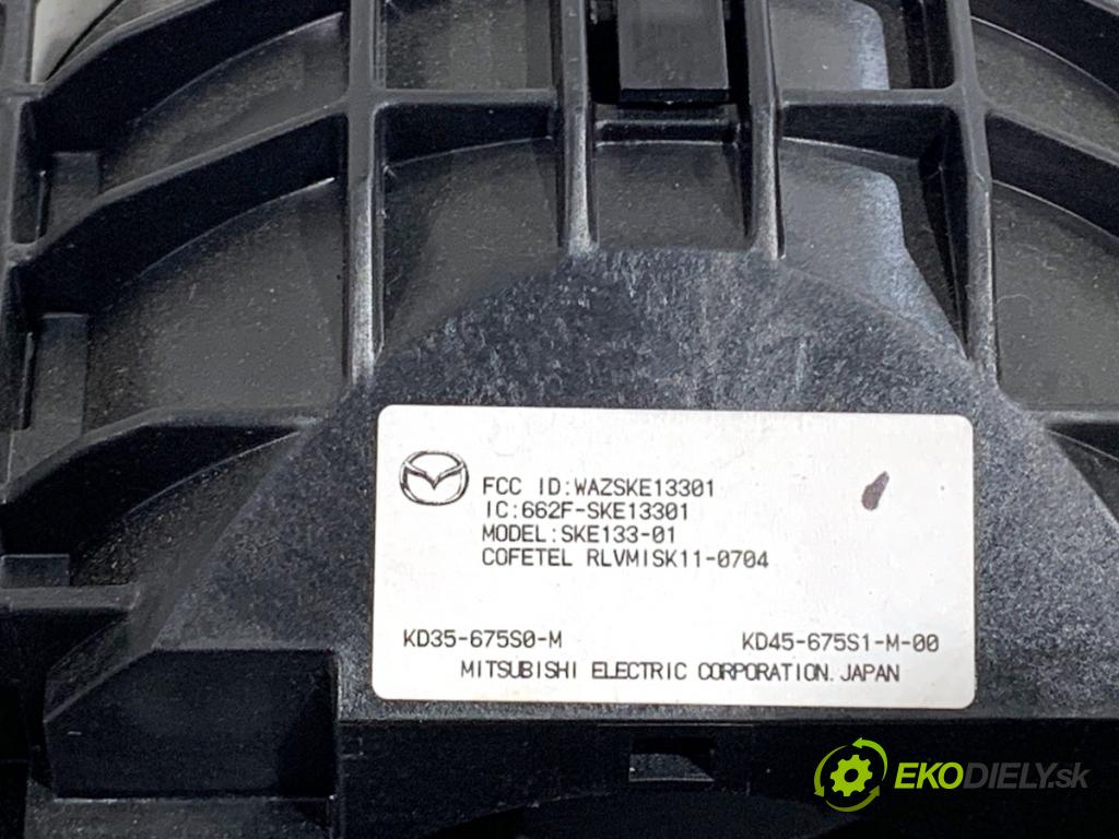 MAZDA 6 GJ sedan 2015 141 kW 2.5 (GJ5FP) 2488 Prepínač kombinovaný 662F-SKE13301 (Prepínacie páčky pod volantom)