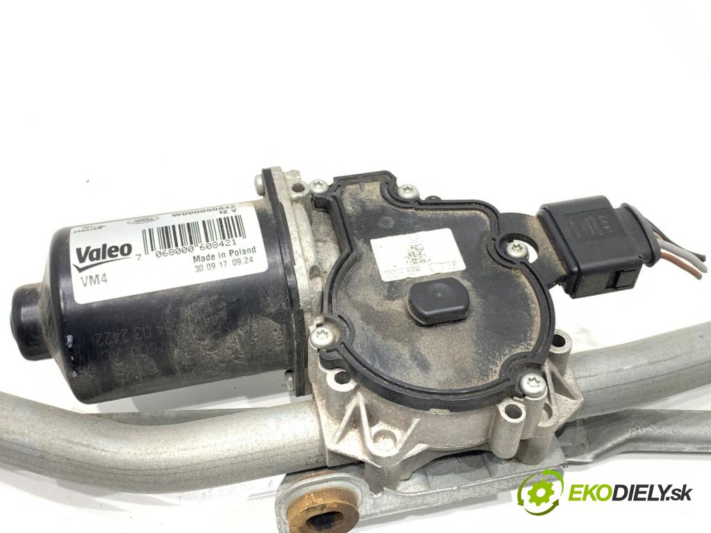 JAGUAR XF II sedan 2018 132 kW 2.0 D 1999 Mechanizmus stieračov predný GX7317500AC (Motorček stieračov predný)