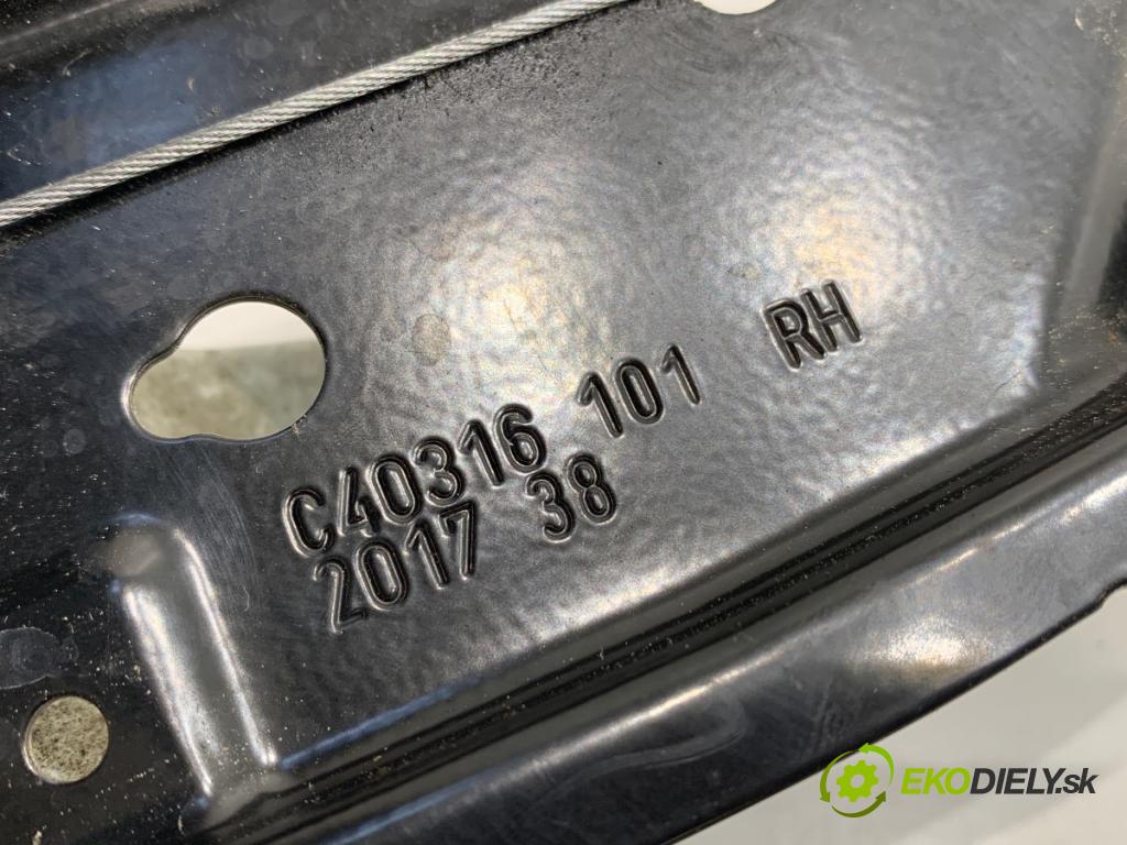 JAGUAR XF II sedan 2018 132 kW 2.0 D 1999 Mechanizmus okna pravy predný GX6327000AE