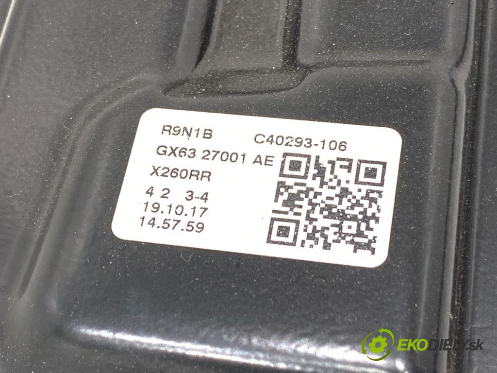 JAGUAR XF II sedan 2018 132 kW 2.0 D 1999 Mechanizmus okna ľavy zad GX6327001AE
