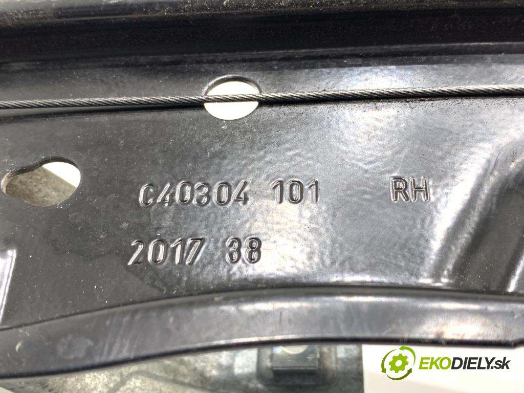 JAGUAR XF II sedan 2018 132 kW 2.0 D 1999 Mechanizmus okna pravy zad GX6323200AF