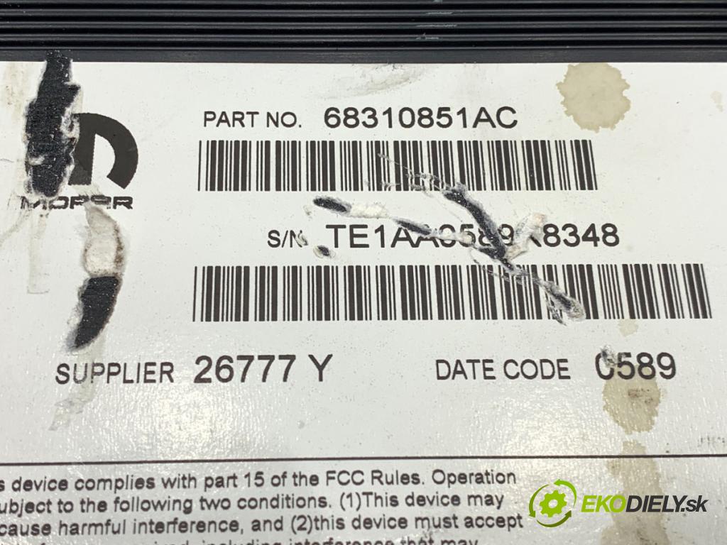 JEEP CHEROKEE KL SUV 2019 200 kW 3.2 V6 4x4 3239 Zosilňovač 68310851AC (Zosilňovač)