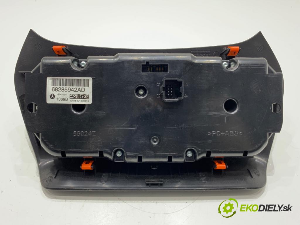 JEEP CHEROKEE KL SUV 2019 200 kW 3.2 V6 4x4 3239 Panel ovládania kúrenia 68285942AD (Prepínacie páčky pod volantom)