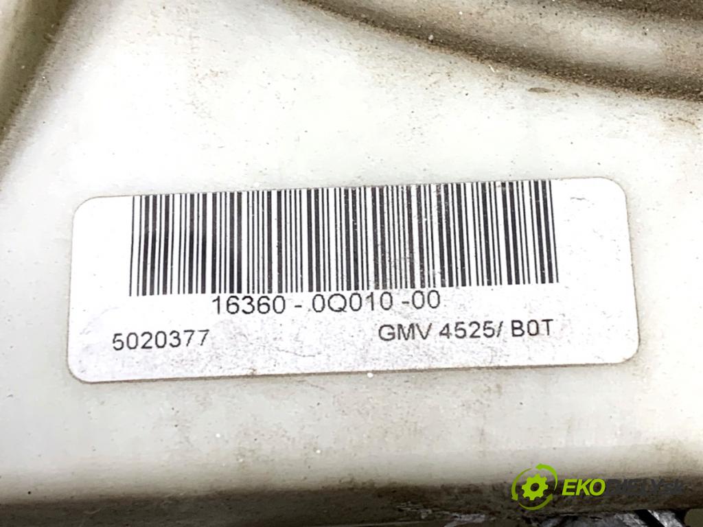 PEUGEOT 107 liftback 2007 50 kW 1.0 998 Nádržka vyrovnávacia (kvapaliny) chladiaceho 16360-0Q010