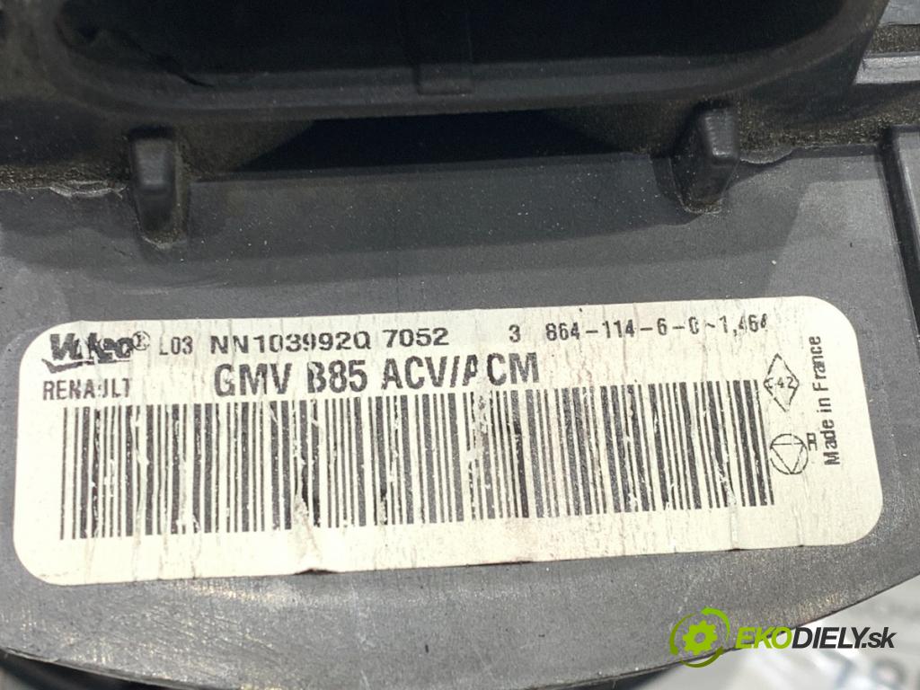 RENAULT CLIO III liftback 2006 50 kW 1.5 dCi (C/BR0G, C/BR1G) 1461 ventilátor kúrenia