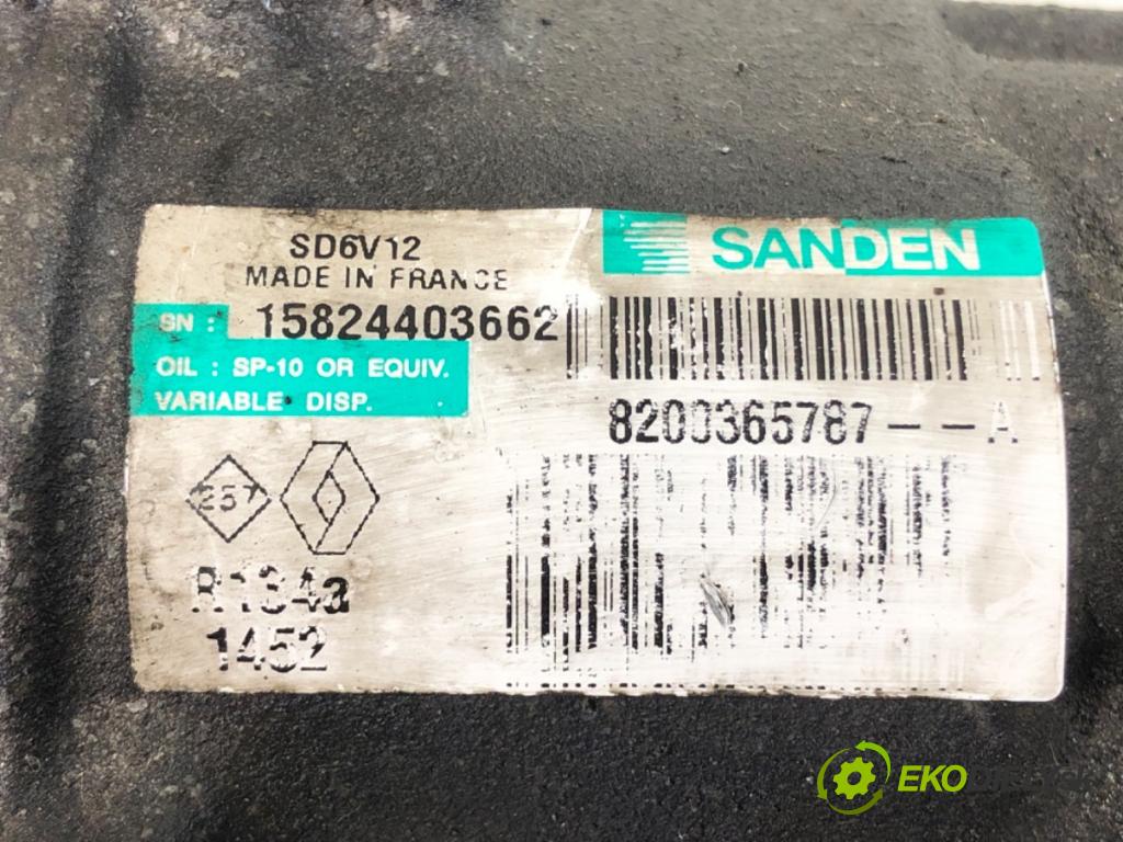 RENAULT CLIO III liftback 2006 50 kW 1.5 dCi (C/BR0G, C/BR1G) 1461 Kompresor klimatizácie 8200365787 (Kompresor klimatizácie)