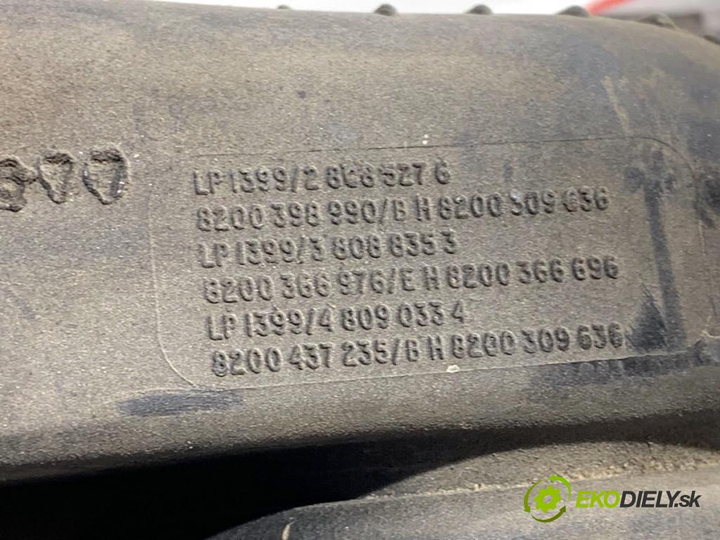 RENAULT CLIO III liftback 2006 50 kW 1.5 dCi (C/BR0G, C/BR1G) 1461 Obal filtra vzduchu 8200398990B (Obal vzduchového filtra)