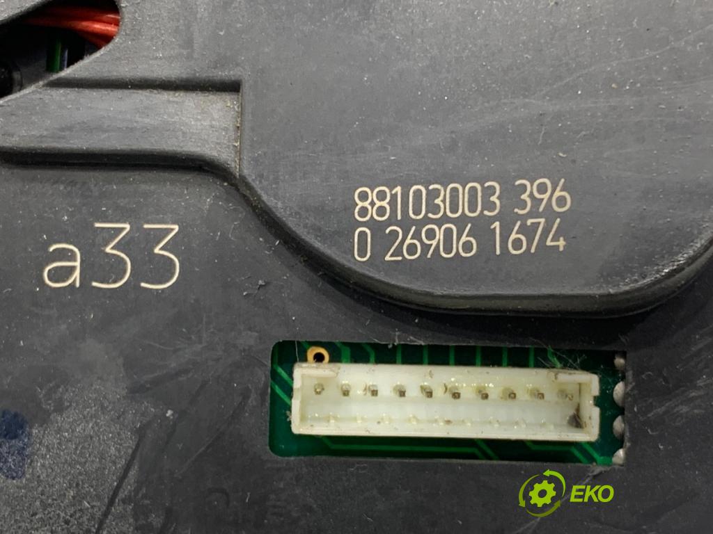 RENAULT CLIO III liftback 2006 50 kW 1.5 dCi (C/BR0G, C/BR1G) 1461 Prepínač stieračov 88103003396 (Prepínacie páčky pod volantom)