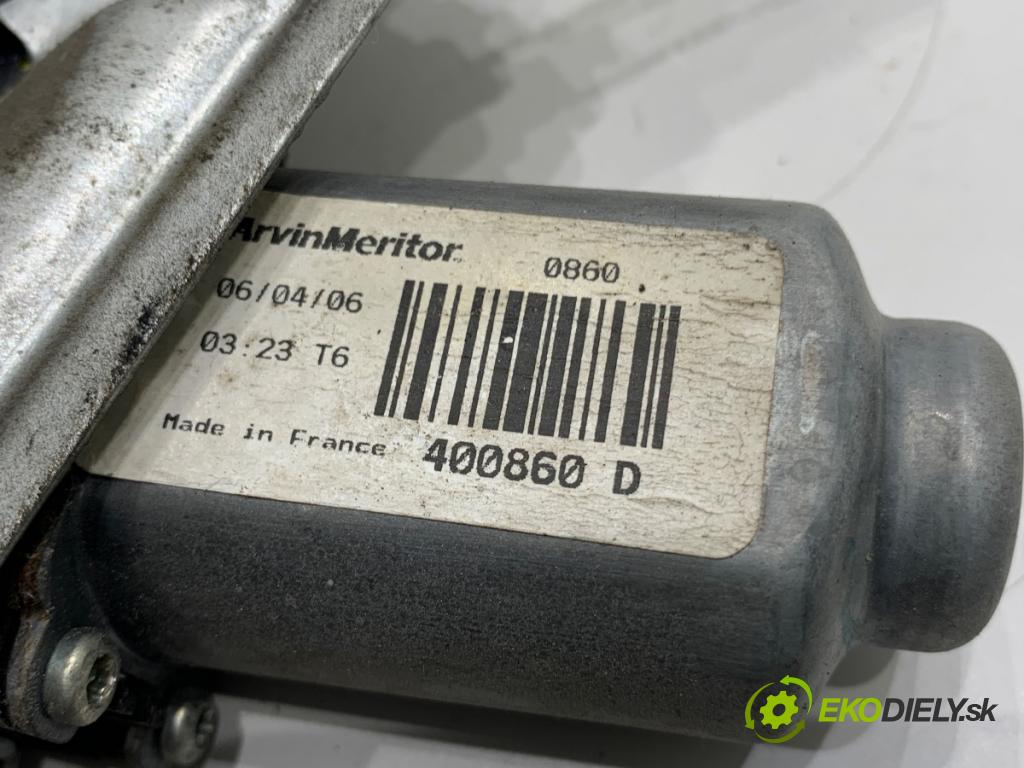 RENAULT CLIO III liftback 2006 50 kW 1.5 dCi (C/BR0G, C/BR1G) 1461 Mechanizmus okna ľavy predný