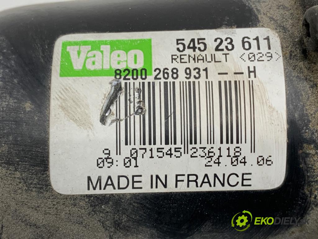 RENAULT CLIO III liftback 2006 50 kW 1.5 dCi (C/BR0G, C/BR1G) 1461 Mechanizmus stieračov predný 8200268931 (Motorček stieračov predný)